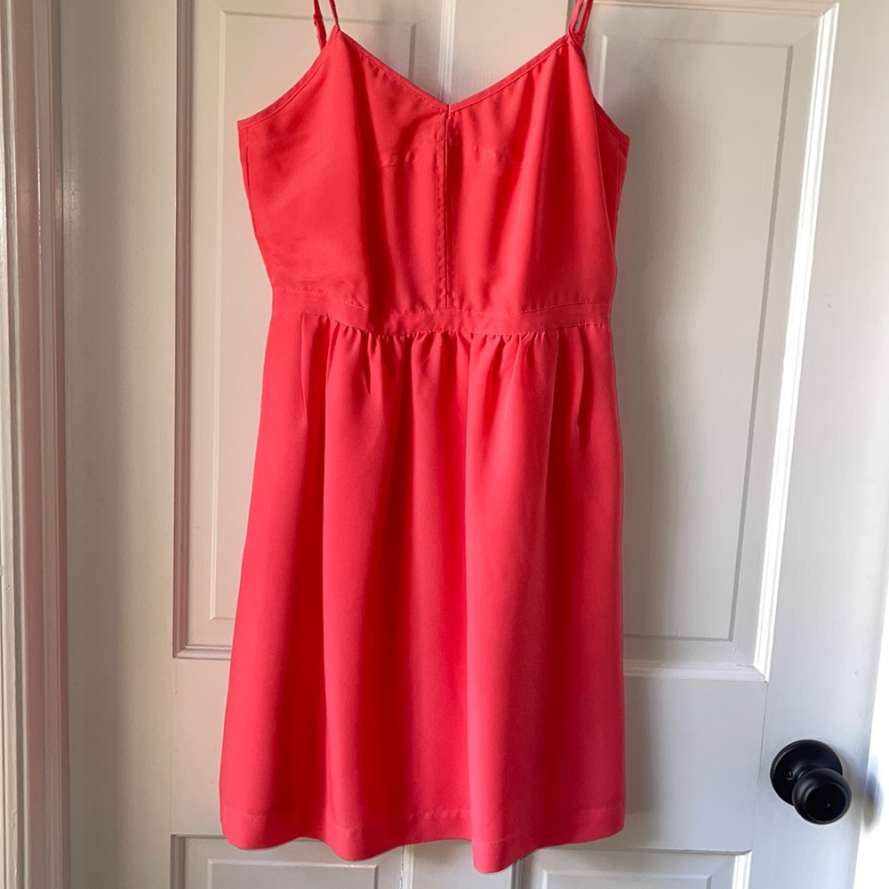 J. CREW Seaside Cami Coral Mini Dress